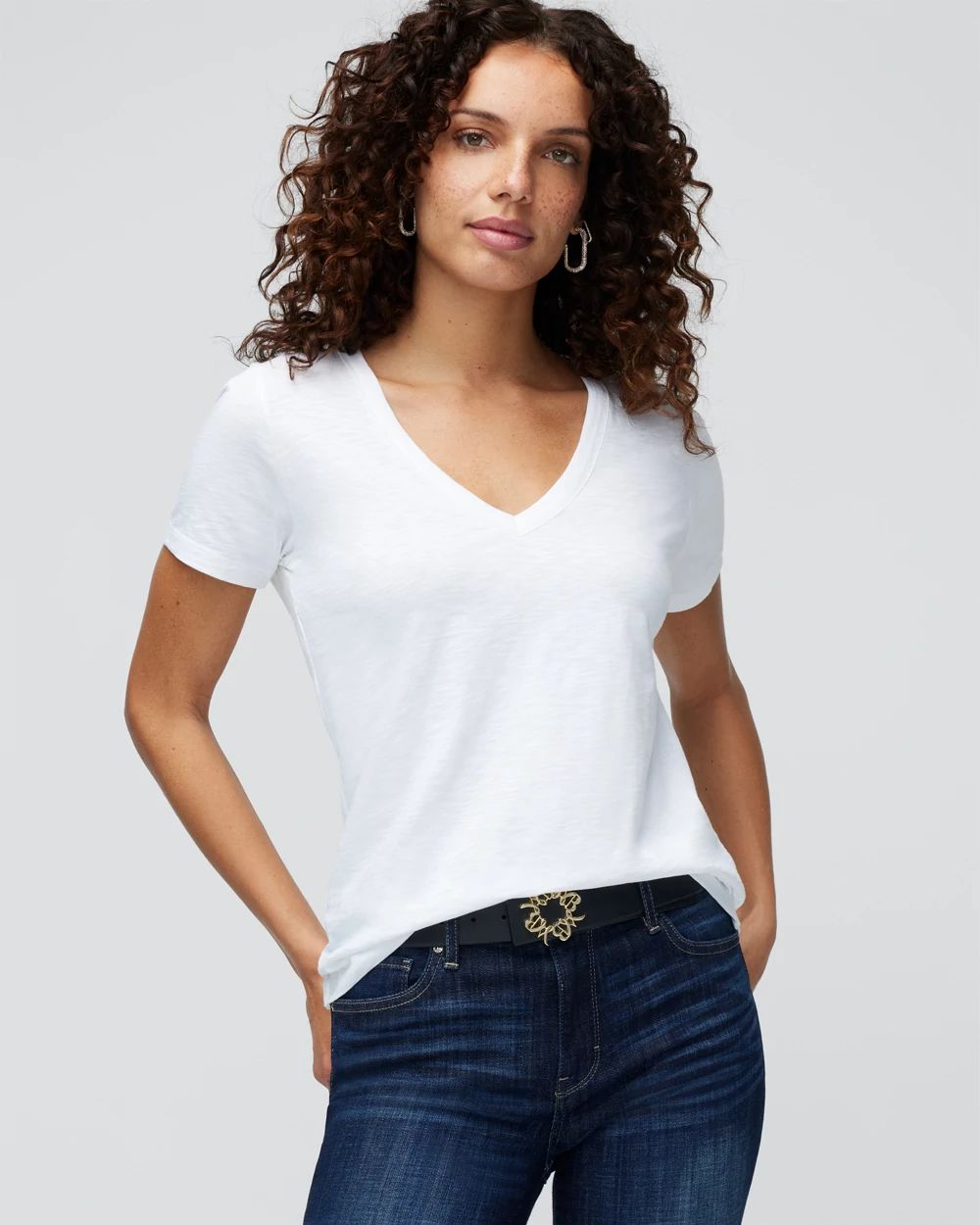 Easy V Neck Tee